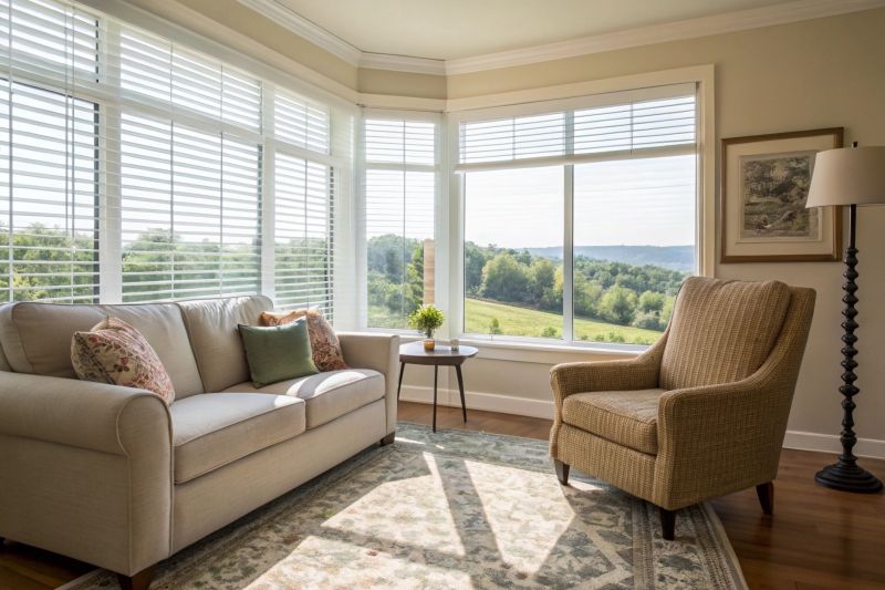 Bay Window with Seating Area
